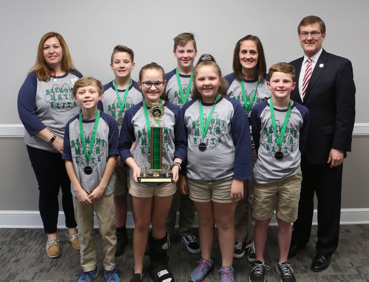 GastonSchools's tweet photo. Congratulations to all of our Math Elite middle school students that competed yesterday. The winners of the annual competition were: Cramerton Middle, First Place; Belmont Middle, Second Place and Stanley Middle, Third Place. https://t.co/sC1eZ9NGxp