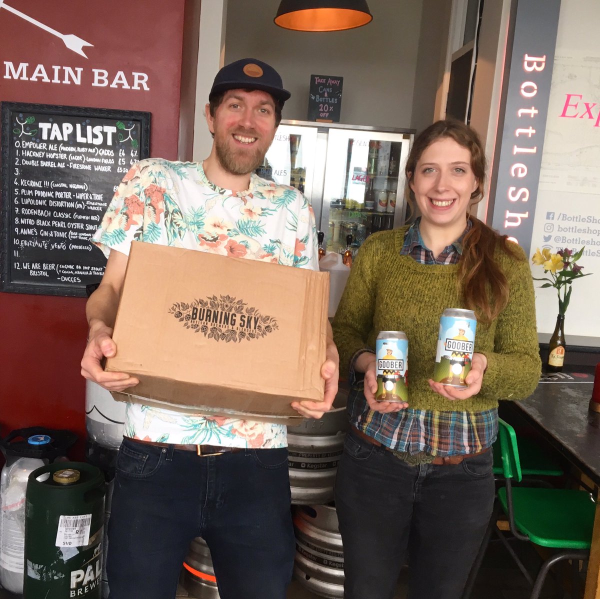 Cue the new! New goodies in this Thursday and we’ve got the lovely Toby from @BottleShopCT2 to give us a hand 🖐 🍺 🚚