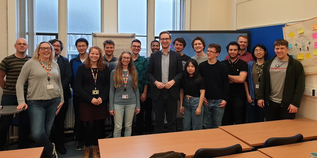 Delighted to welcome Alex Connor from <a href="/IOP/">Institute of Physics</a> policy team and <a href="/darrenpjones/">Darren Jones MP</a> MP for Bristol NW and @CommonsSTC member to our science policy workshop last Friday: bit.ly/2ulAYAU