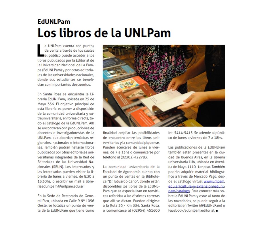 EdUNLPam's tweet photo. ๐Saliรณ el nยบ 57 de la #revistaContexto. La podรฉs descargar gratis y enterarte, entre muchas cosas interesantes, donde conseguir los libros de la #edunlpamโผ๏ธ
๐ Link para leer y descargar:
https://t.co/J7qYINJZXh https://t.co/vUjswzT0Vo