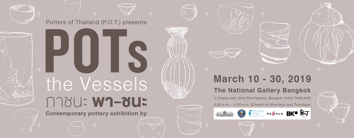 helloabcg's tweet photo. The exhibition "POTs -The vessels" presents another perspective of simple ceramic objects, cups, bowls, jar... 
The makers/artists see simplicity as the ideal beauty. 
Clay is a material that can be everything.
https://t.co/scMFtKa1bJ https://t.co/VCwjkKll1u