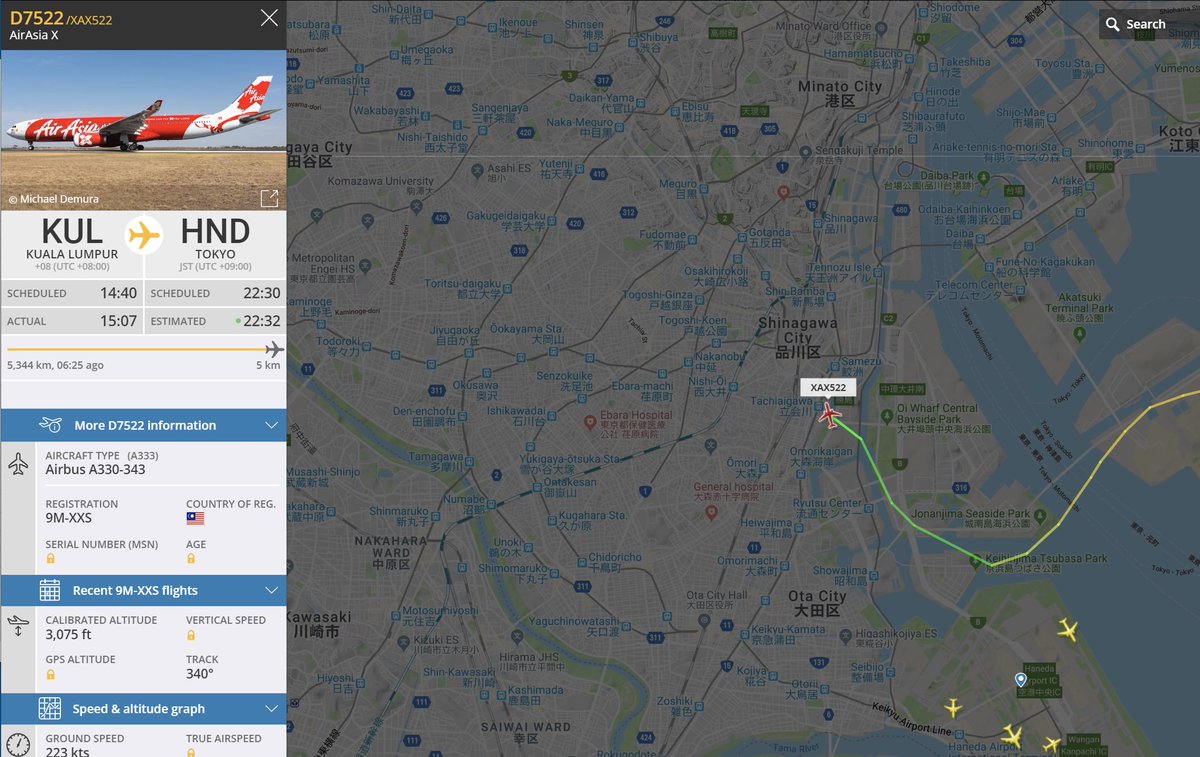 brighten_dipper's tweet photo. 今夜も強風、マレーシアからのAirAsiaX(D7522/XAX522)がゴーアラウンドしました。
#haneda
#HND
#AirAsia
#XAX522
#D7522 https://t.co/gTa0pNbD1O