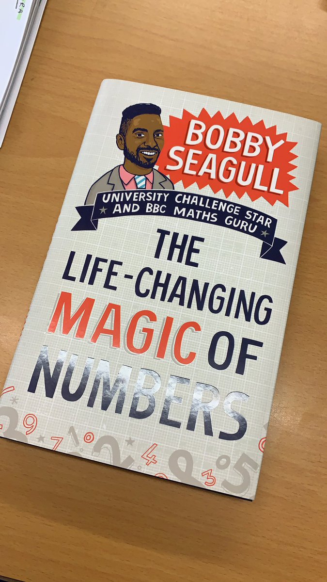 ahirons21's tweet photo. Had the pleasure of listening to @Bobby_Seagull at @GLOWMaths #MathsFest19 last week. Looking forward to getting stuck into this now #MathsEveryoneCan #YesUCan @NCETM https://t.co/pYECMHIfZW