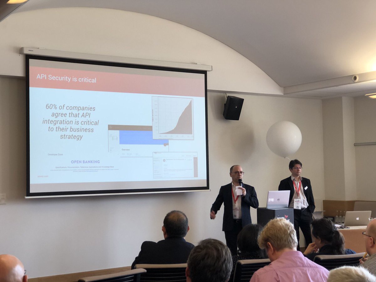 pingidentity's tweet photo. Ping Philippe Dubuc &amp; @axway Emmanuel Picard discuss taking #APIsecurity to the next level - leveraging #AI technology &amp; securing API infrastructures to guard against #cyberthreats at #IMAGINESUMMIT Chantilly 🇫🇷 https://t.co/NE4xKwHQWj https://t.co/4INgUteir0