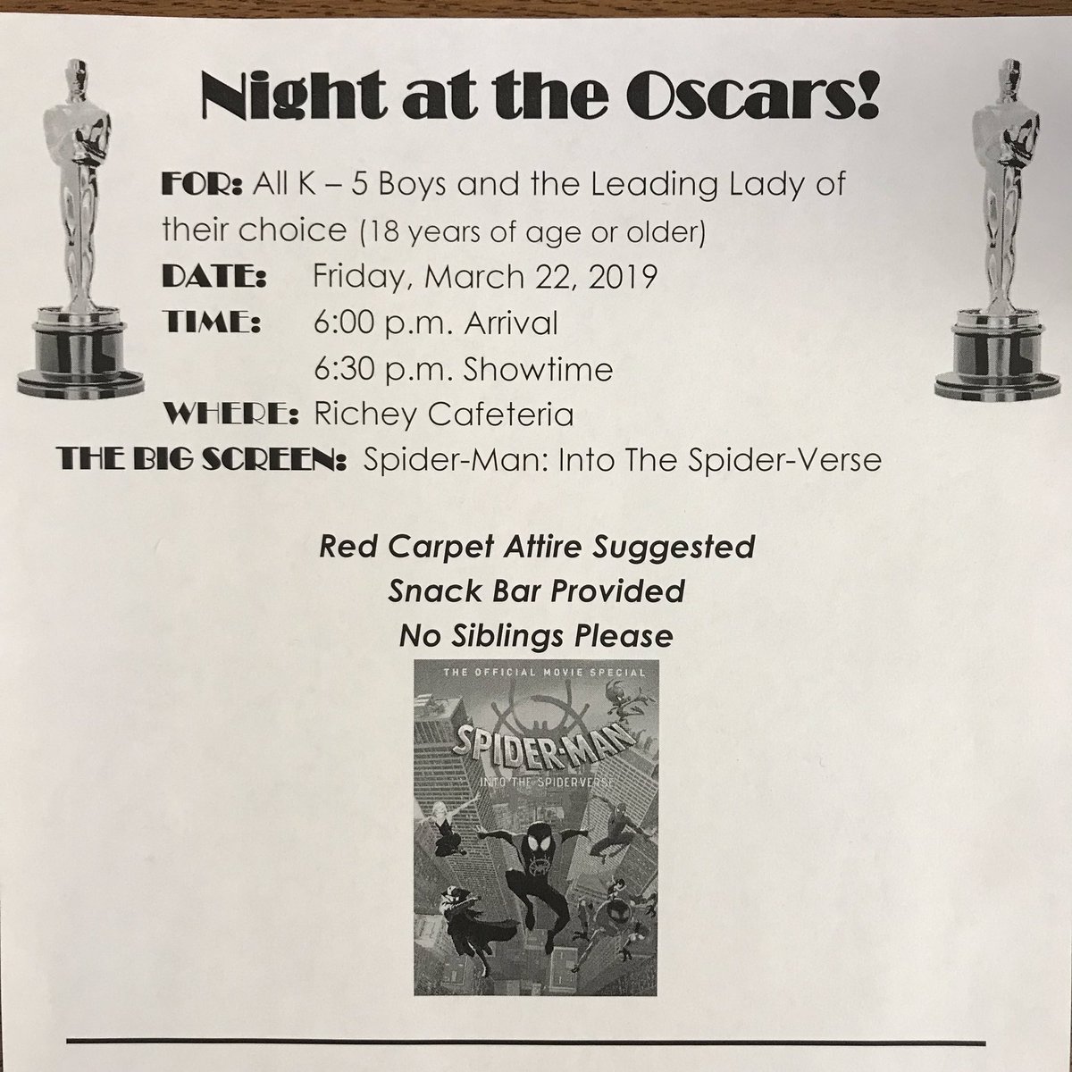Tomorrow’s the big night!  It’s Richey’s 5th Annual Night at the Oscars 🍿 We can’t wait to see who walks the Red Carpet!
#WeAreRedClay #richeyproud <a href="/RedClaySchools/">Red Clay Consolidated School District</a> <a href="/RicheyRabbits/">Richey Elementary School</a> @RicheyAP