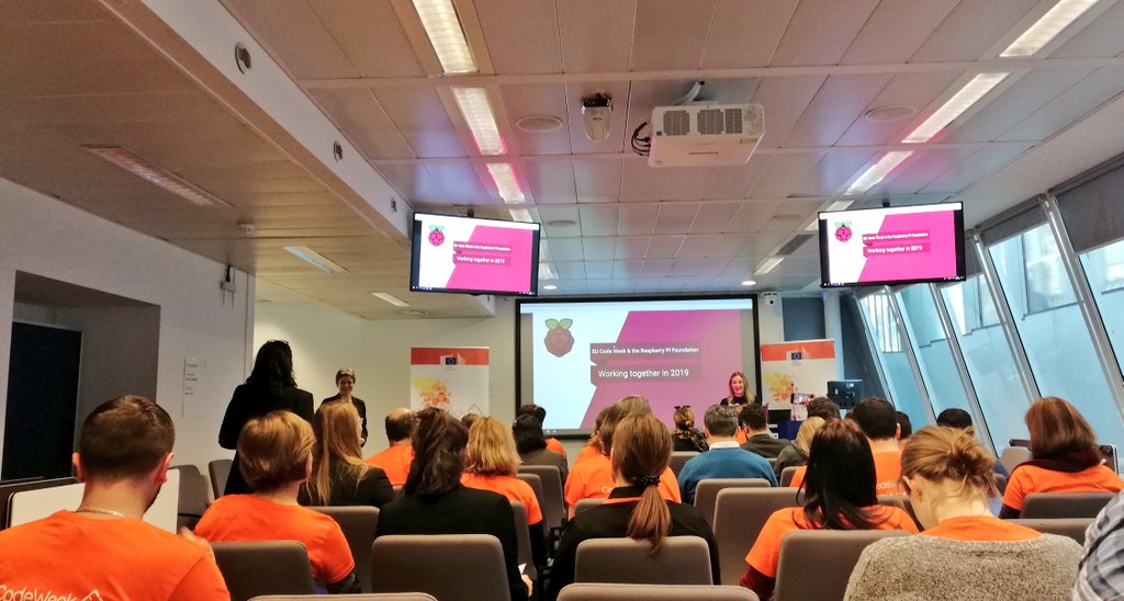 ImpalaBridge's tweet photo. Thanks to all @CoderDojo community and @Raspberry_Pi for your contribution to the success of @CodeWeekEU 🙏
🎯 Be ready for #EUCodeWeek2019 💪 📚👧🧒🖥️ https://t.co/ad0MLQPi3f