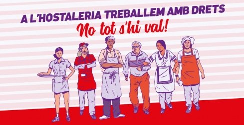 cosMaresme's tweet photo. ❌ Perquè al sector de l'hostaleria, no tot s'hi val!
👉 Per tal de fer respectar els nostres drets, ja fa temps que vam editar una guia per als treballadors i treballadores del sector. Podeu consultar-la al següent enllaç: https://t.co/sd3RGFPRM0 https://t.co/PnUFHp7LCN