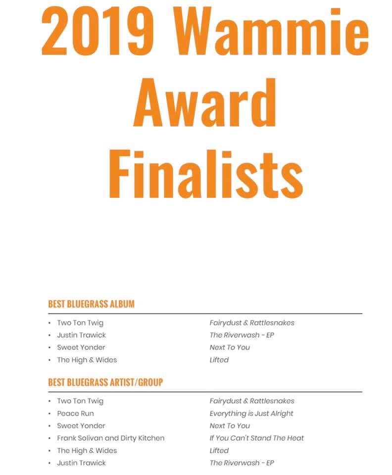 So happy and honored to have been nominated for 2 Wammie categories!