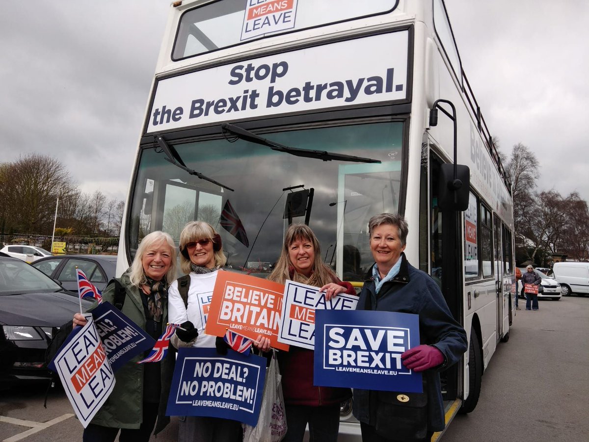 Ladies4Leave's tweet photo. Today on the #MarchToLeave we started in Ackworth and are heading down to Doncaster. 

Let's march for Brexit! https://t.co/Copy3mHcXu