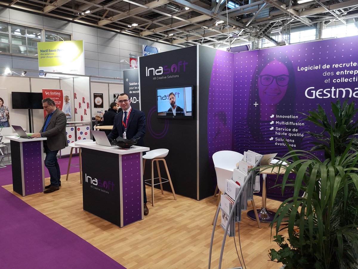 InasoftFR's tweet photo. Et c'est parti pour notre 3ème et dernier jour au salon #SSRH à #Paris Porte de Versailles ! Même adresse, stand E16 😉 #Salon @Solutions_RH #Inasoft #Gestmax #admen https://t.co/OMV4QY8jJS