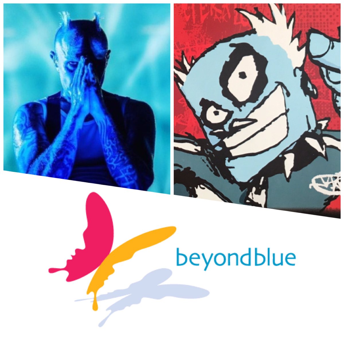 designworldAU's tweet photo. Proudly donated to Beyond Blue this month. Dedicated to Keith Flint 🖤 #KeithFlintRIP https://t.co/IBBP0mMuxE