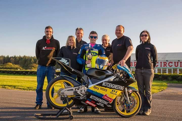 LDRRacing's tweet photo. Did someone say its #ThrowBackThursday 2015 #National GP125 #Champions on the #MotoEngineering #Honda #GP 125 @NGRoadRacing 🏆

#LD34 #Liamdelves https://t.co/Z6STLlDzVO