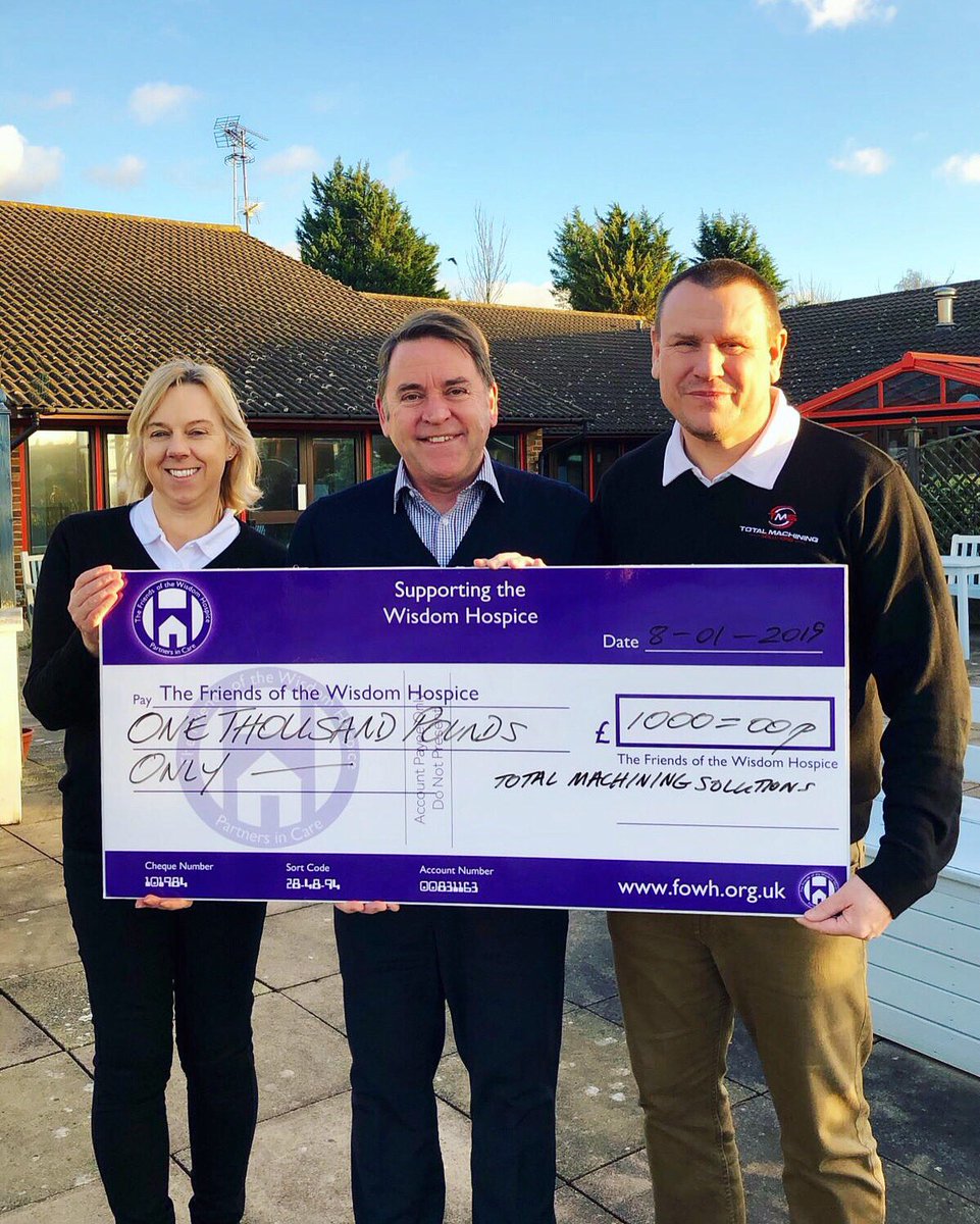 A #throwbackthursday to when 100% of the prize money from winning Medway Business of the Year 2018 was donated to <a href="/friendsofwisdom/">Wisdom Hospice Charity</a> earlier this year! 🤲 
#mba18 #medwaybusinessawards #charity #donation