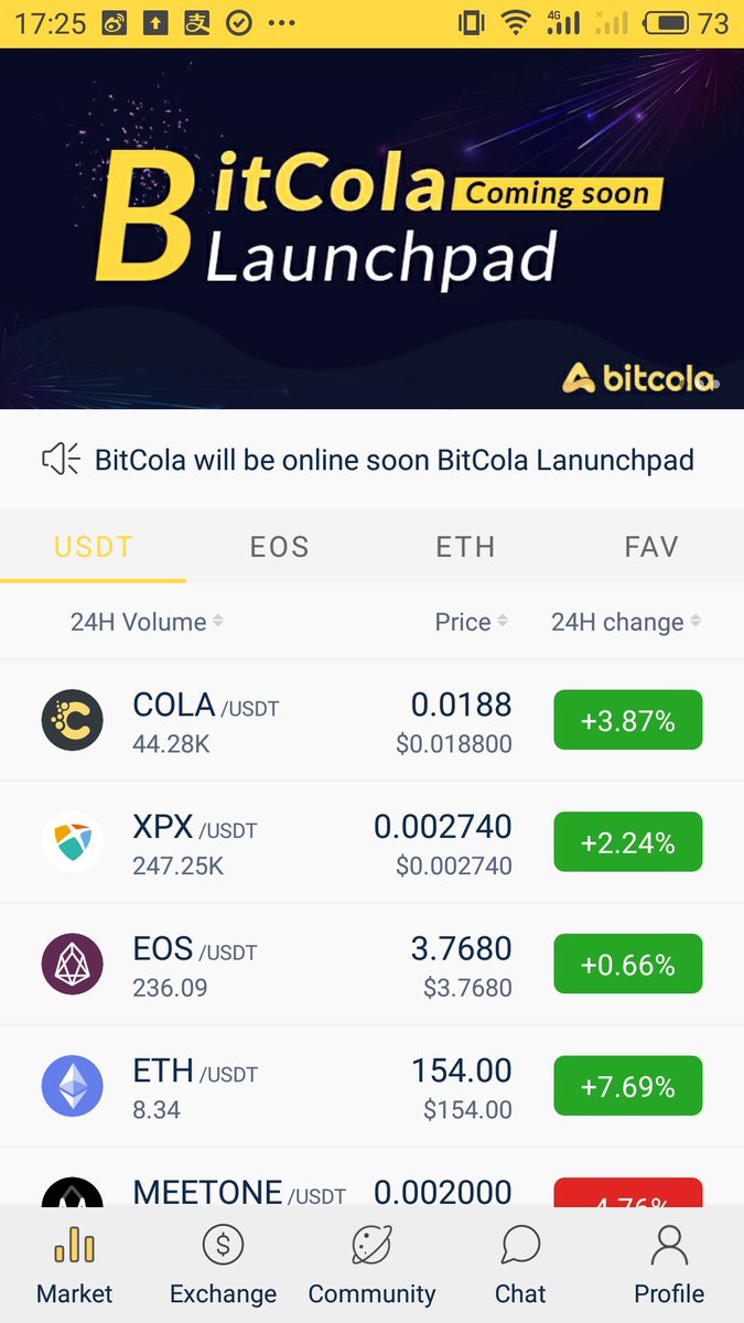 cola_exchange's tweet photo. Official website: https://t.co/vOpiheZAvn
Alternate website: https://t.co/RePzwbO8fd
APP download link:
https://t.co/v45wkZLLVF
The IOS Beta version is expected to be released tomorrow, so stay tuned https://t.co/ZSFLXkvrwL