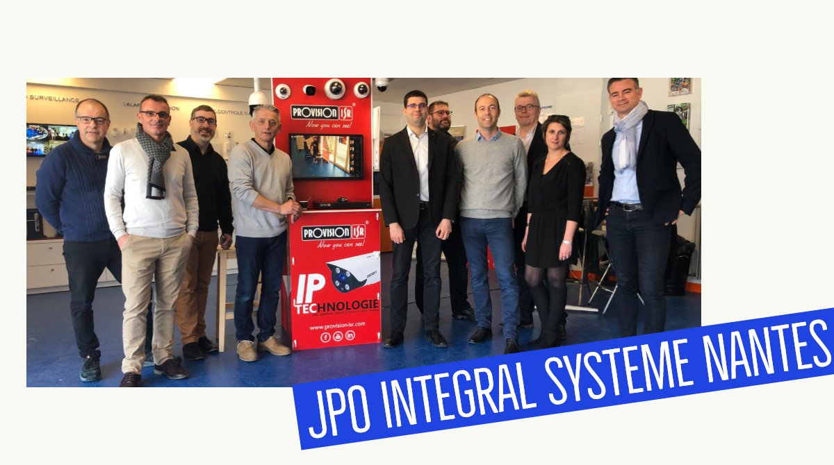 ProvisionISR_FR's tweet photo. Nous sommes prêts à vous accueillir sur la 1ere #JPO d'@IntegralSysteme. Venez découvrir nos solutions de #videosurveillance et échanger avec les équipes de @IntegralSysteme Nantes et de @ProvisionISR_FR 
#cctv #provisionisr #integralsysteme https://t.co/ZT65qqtCfy