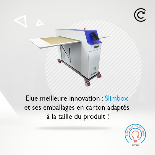 [#CircularChallenge International] and the winner is <a href="/MySlimbox/">Slimbox</a>, l'#emballage sur-mesure ! #EconomieCirculaire