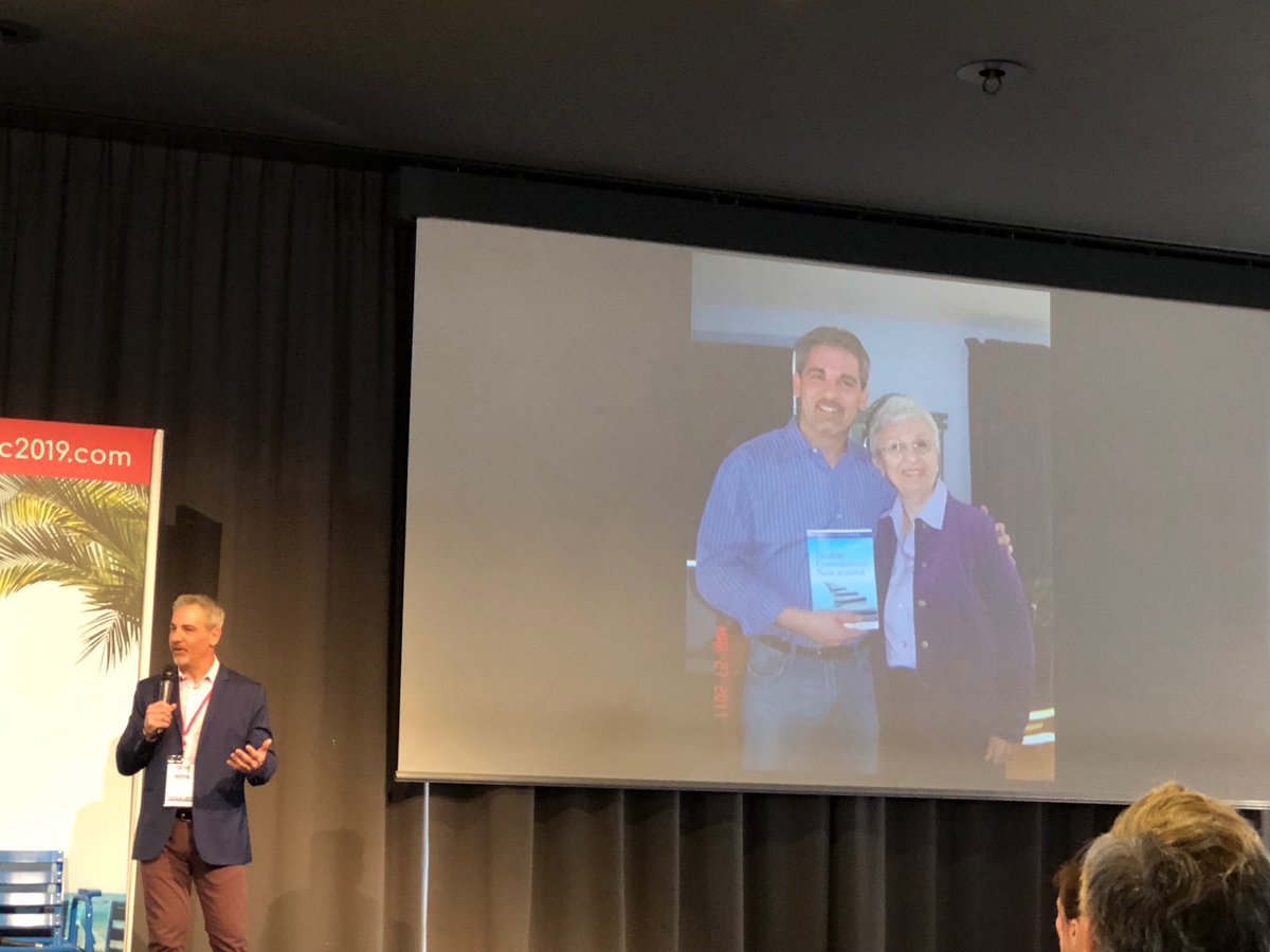 cheri_torres's tweet photo. ⁦@HealingNow⁩ ⁦@tonysilbert⁩ sharing Healing stories #WAIC2019 https://t.co/uGzEfMcoYc