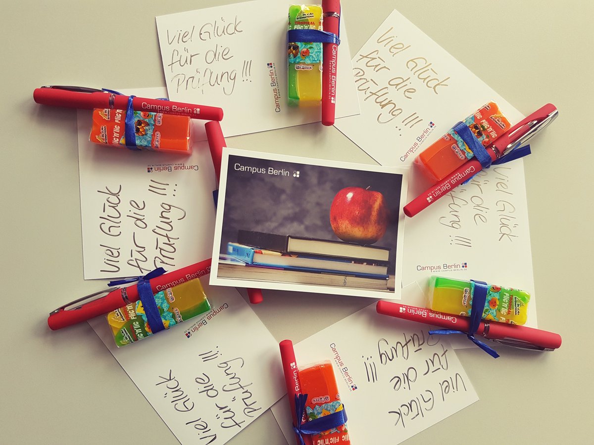 campusberlin's tweet photo. Wir wünschen unseren Kaufleuten für #Büromanagement vom Standort #Charlottenburg viel Erfolg bei dem 1.Teil der gestreckten #Abschlussprüfung! Wir drücken Euch die Daumen!!! 😀🤗👍🍀 https://t.co/HZYVmDVEWW
