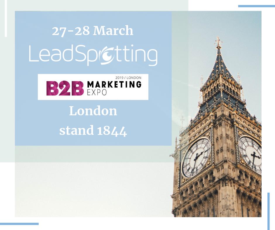 LeadSpotting's tweet photo. It's high time to make last preparations for @B2BMarketingEX!โฐ We are so excited to present #LeadSpotting's disruptive #audienceintelligence solution.๐คฉ Drop by stand 1844 or schedule a meeting: roy@leadspotting.com
#audiencedive #influencing #B2BMarketing19 #B2BMarketingMeetUp https://t.co/yoBd6ICa0t