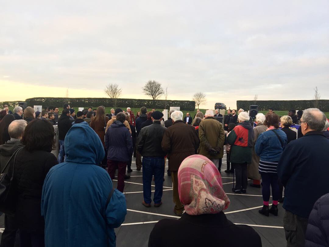 stmarksmk's tweet photo. Thank you to The @AhmadiyyaMK Muslim community for organising the vigil at The MK Rose Campbell Park in memory of all the victims of the attack in Christchurch. What an essential and beautiful event. 
#loveforallhatredfornone #lovewins #loveneverfails #lovemk https://t.co/L0k6iUiMfW