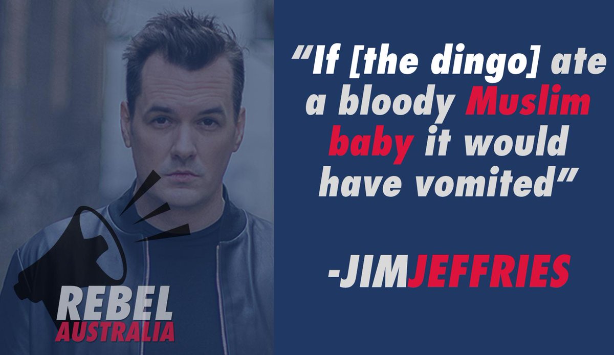 RebelAustralia's tweet photo. Jim Jeffries EXPOSED
 https://t.co/h9h0lhFYDc https://t.co/DmEWyR391j