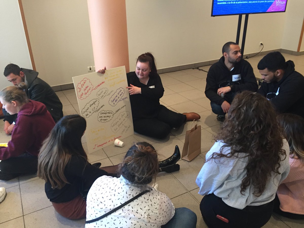 Partage des premières pistes pour le monde de l’entreprise #CJD_LeMans ⁦<a href="/Sensandco/">Sens&co</a>⁩ #LaJeunessePrendLaMain