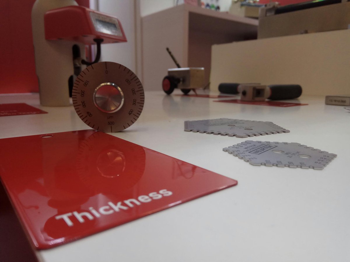 Neurtek's tweet photo. Hoy último día en @EC_Show! En el Hall 5 / Stand 442 consulta con los expertos en control de calidad para pinturas y recubrimientos de @Neurtek los medidores de #espesor #adherencia #color #brillo que necesites. Te esperamos. #ECS2019 https://t.co/9YxyK2tyoM