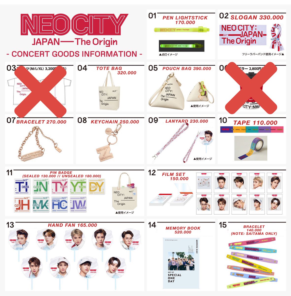 rooseob's tweet photo. NCT 127 NEO CITY JAPAN The Origin Concert Goods

❤ Price exclude ongkir ke rumah kamu
❤ Memory Book sisa 1 slot lagi
❤ Bracelet hanya Saitama ya
❤ For order bisa langsung isi form ini https://t.co/d1UKuVaxxx

Kalau mau nanya nanya bisa langsung DM 😘 https://t.co/TFuJt570hv