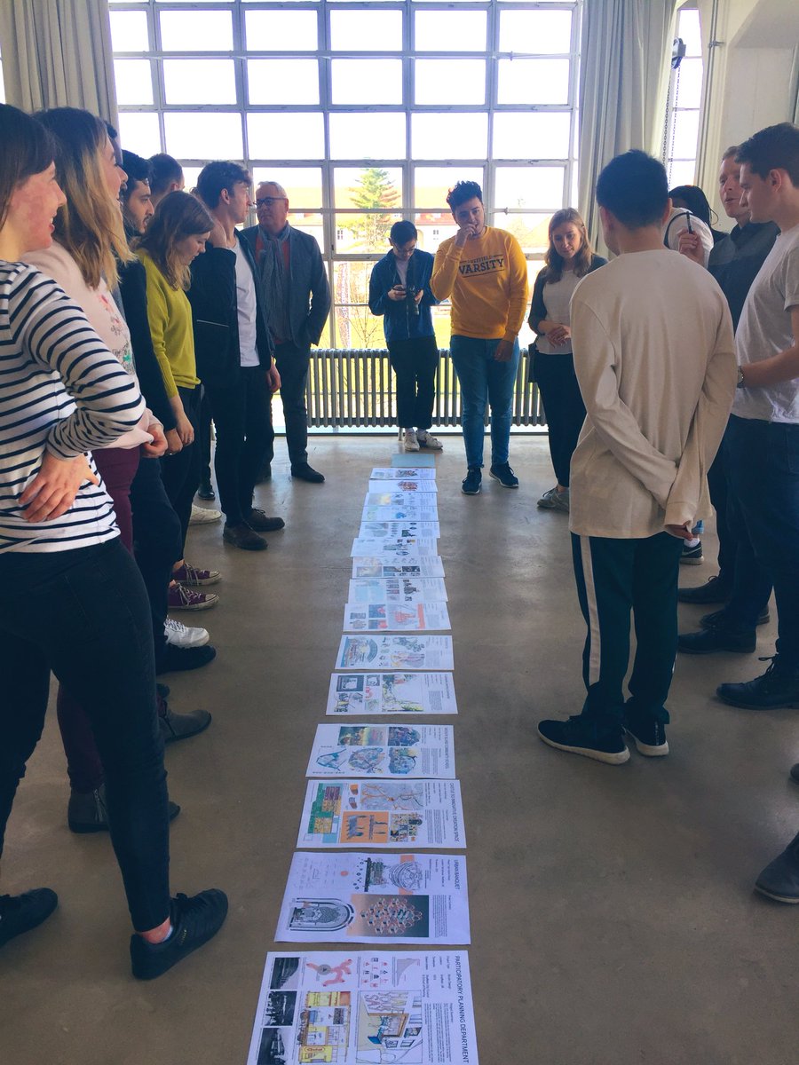 In__Residence's tweet photo. Studio In Residence and Learning Cultures are at the incredible Bauhaus school in Dessau! Running a workshop ‘A part of and apart from...’ What is real? What is speculative? What is abstract? What is deliverable? #bauhaus #alternativereality https://t.co/LKE5YvOlPU