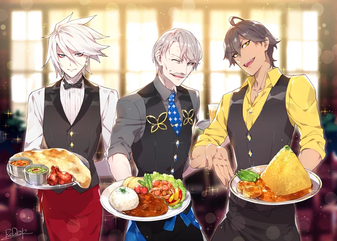 大変お待たせ致しました。CBCことカレーボーイズコレクションです、ご覧下さい。 #FGO 