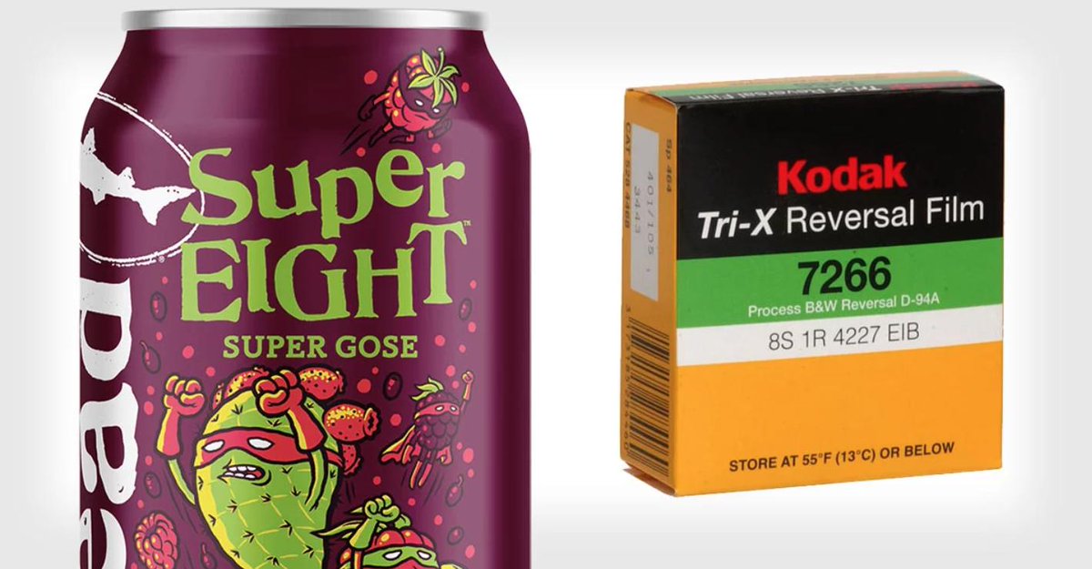 Timothy_Kerr's tweet photo. Brewery Dogfish Head creates beer that processes Kodak Super 8 Film https://t.co/BD2bcGdBL0 https://t.co/NzLkzqNEHg