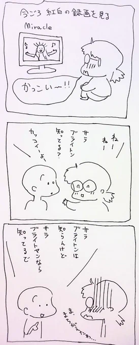 最近の出来事。
有名どころを間違えると気恥ずかしい。 