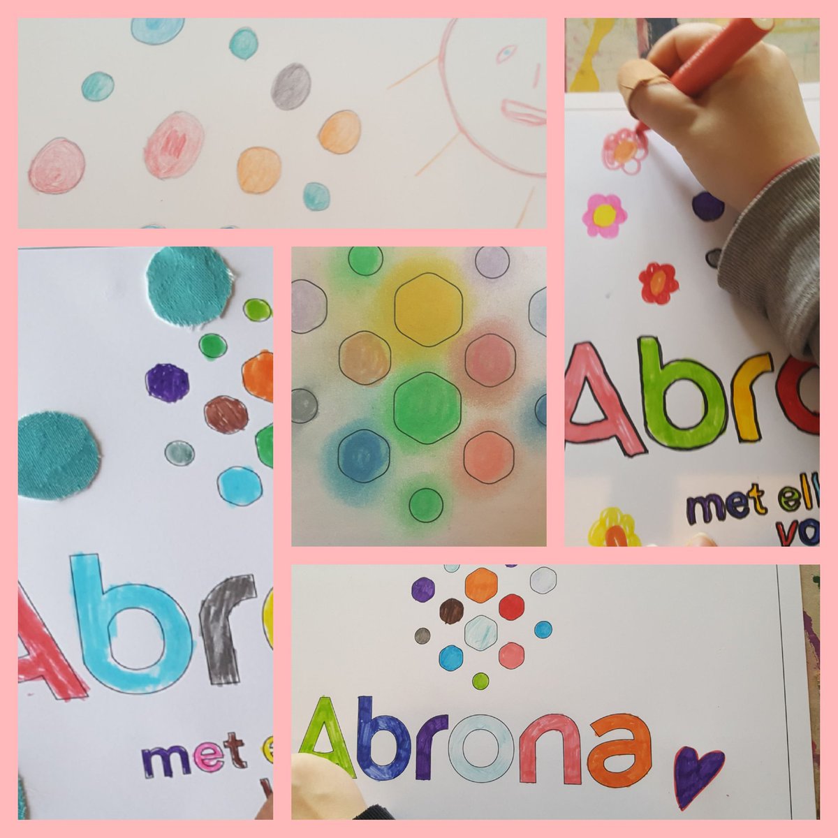 Bloemen, hartjes en zonnen er is van alles te zien in het nieuwe <a href="/abrona/">Abrona</a> logo
<a href="/Abrona_InBeeld/">Abrona In Beeld</a>