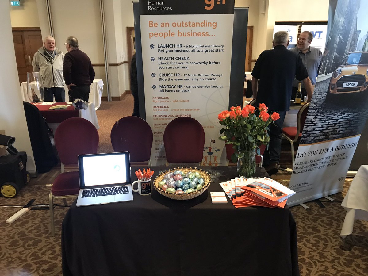 HrGreig's tweet photo. Come and see us at the #ForthValleyBusinessShow2019 at the @MacInchyra it’s happening now! 😀💼 https://t.co/ccGxhlROAq