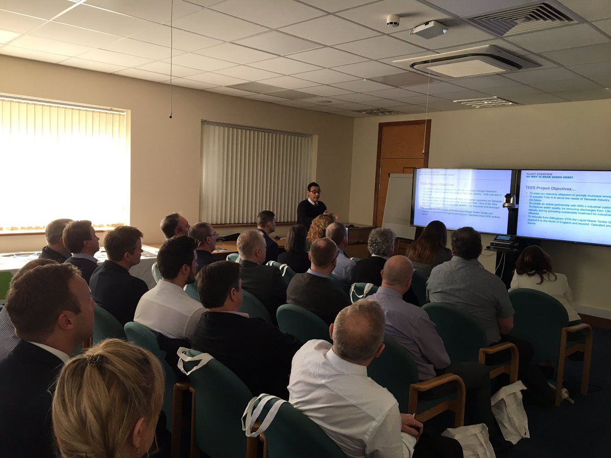 nwg_tws's tweet photo. Full house at our Tankering Waste event at @NorthumbrianH2O Bran Sands Plant learning how we #sustainably and #costeffectively treat tankered waste in #teesside https://t.co/i1ZMnszvBZ