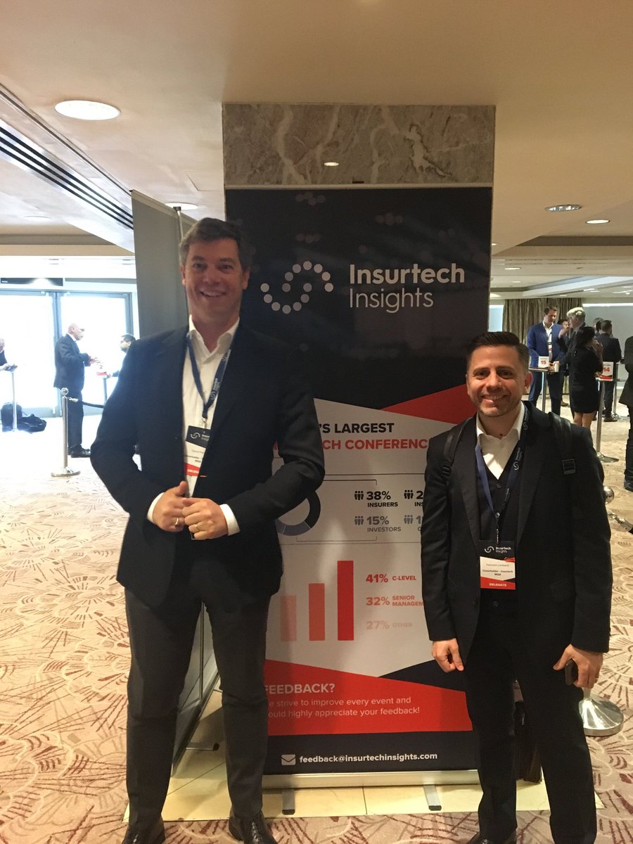 Excellent two days for ⁦<a href="/coverholder/">Coverholder</a>⁩ at the ⁦Insurtech Insights Conference in London ⁦<a href="/ITI_Insurtech/">Insurtech Insights</a>⁩ - thank you to the organisation for this successful event!     #insurance #Insurtech #startup ⁦<a href="/tjeerd_prenger/">Tjeerd Prenger</a>⁩