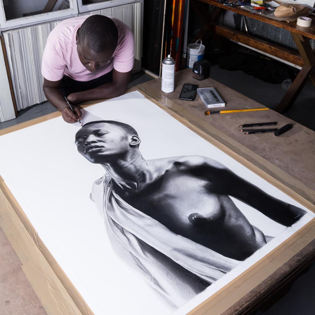 "Idhilali"

Idhilali is a Swahili word which in English means Humiliation or debasement. 

Contact knext.watershed@gmail.com for my original artworks and limited edition prints

#realism #charcoaldrawing #artcollectors