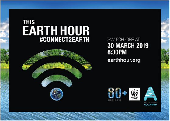 This Sunday, the Aquarium will be turning off  it's dome lights for #EarthHour2019 - Join in with the movement and #connect2earth