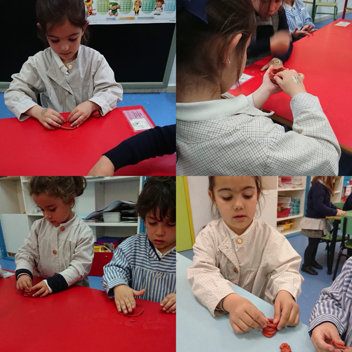 santoangelSE's tweet photo. Los alumnos de #4años nos trasladamos a la época romama elaborando una cerámica terra sigillata #art&amp;craft #romans #ceramic #children #CreativityIsAlwaysAGoodIdea #Visualworkshop #EducacionInfantil https://t.co/6KDQV5etxD