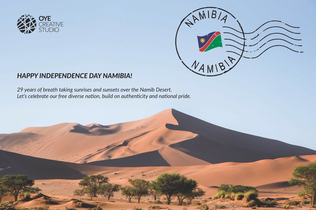 OyeCreative's tweet photo. Happy 29th Independence Day Namibia
#LandOfTheBrave #NamibiaIndependenceDay
#CelebratingIndependence #MyNamibiaMyCountryMyPride
#OyeCreativeStudio #NamibianPhotographer #NamibianLandscape https://t.co/0jEF3nHSOS