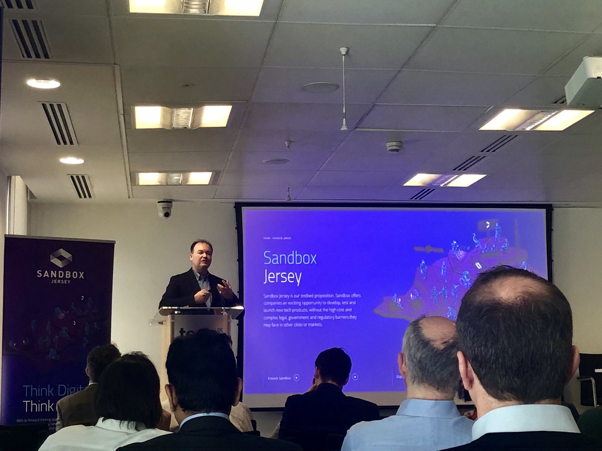 Jersey - the ‘Goldilocks island’. A sandbox big enough to test technology at scale, small enough to get stuff done. #sandboxjersey