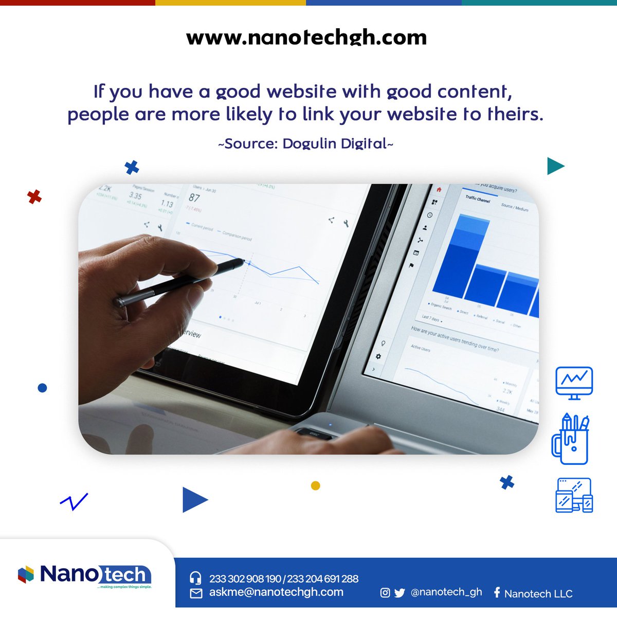 Nanotech_gh's tweet image. Lets help you build a good website!
#Nanotechghana
#AutomateIt