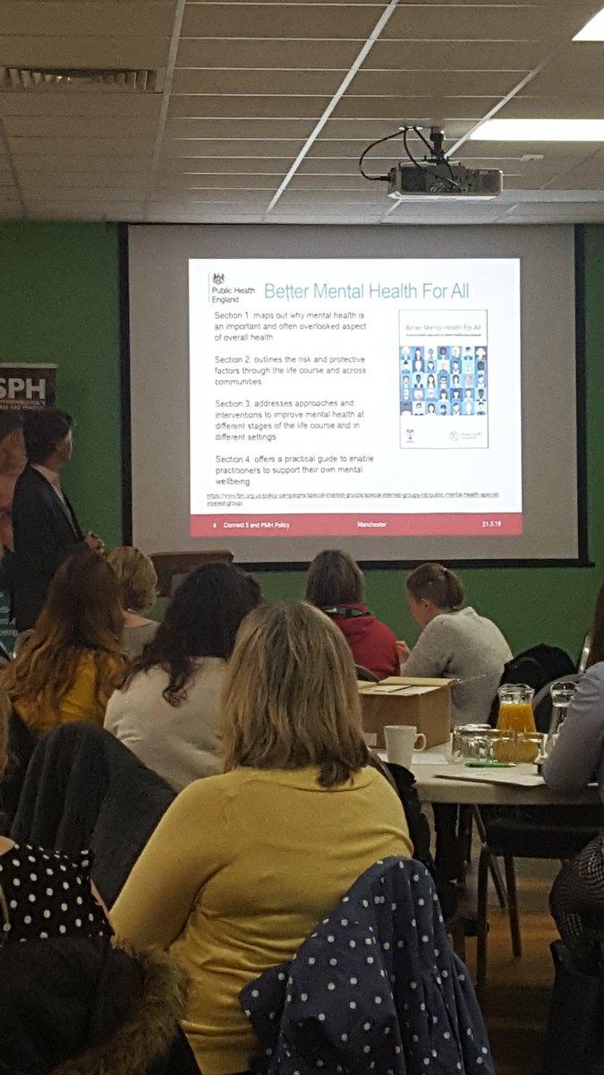 R_S_P_H's tweet photo. Martin White from @PHE_SouthWest discusses the delivery of Better Mental Health for All #Connect5North https://t.co/O2PHqLc0j5
