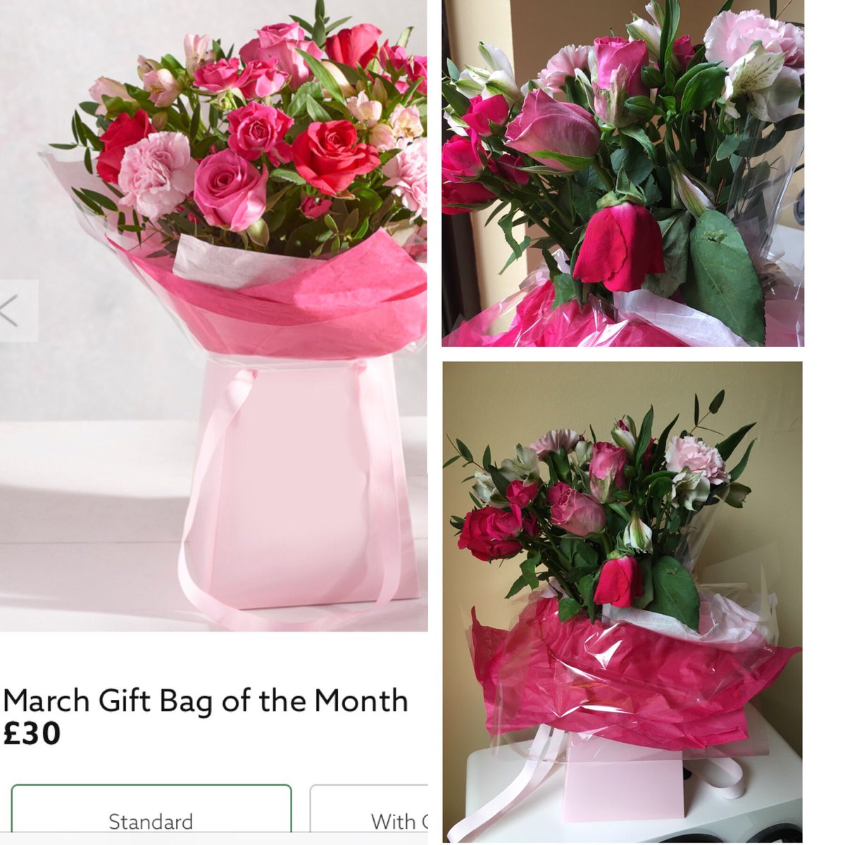 onlinebeauty's tweet photo. Gift Bag of the Month  🤷‍♀️ Bag is perfect @nextofficial - Flowers meh not so much care and love put into them 💐😡😤          This is the reason you buy from your local businesses #localbusiness  #lovelocal #careaboutyourflowers #localflorists #careabouttherebusinesses  # https://t.co/hVPP3rr8oM
