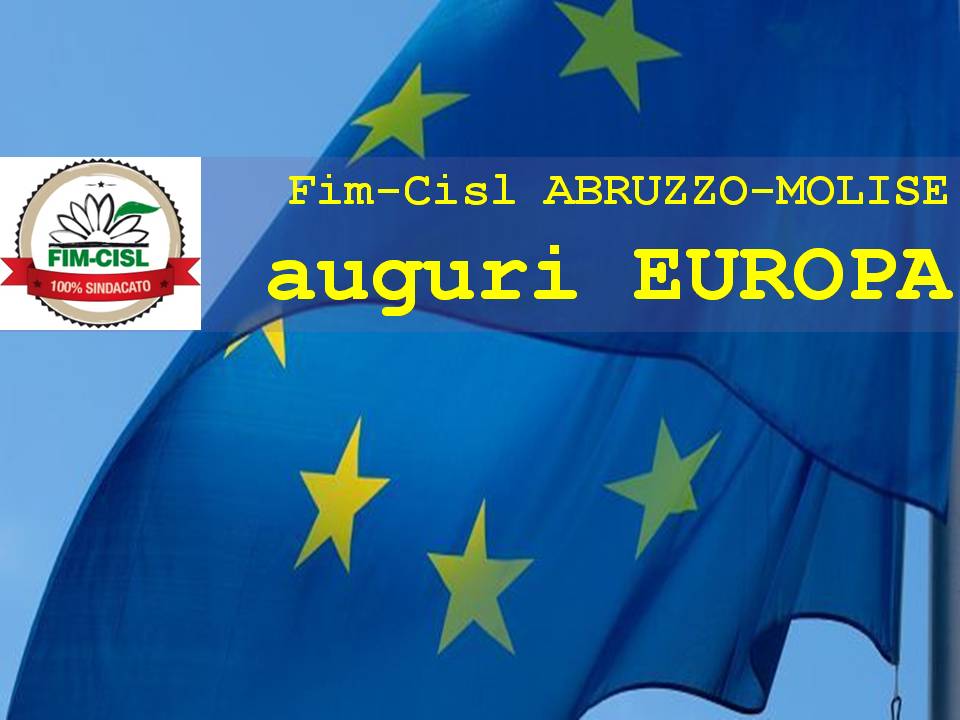 GiampaoloBiondi's tweet photo. La #FimCisl #abruzzomolise fa gli auguri di  #BuonCompleannoEuropa , convinti che il futuro passi attraverso l'unione.  Anche l'Italia sarà più forte. #bandieraeuropea
#21Marzo #Europa https://t.co/4Ka0rYE5yl