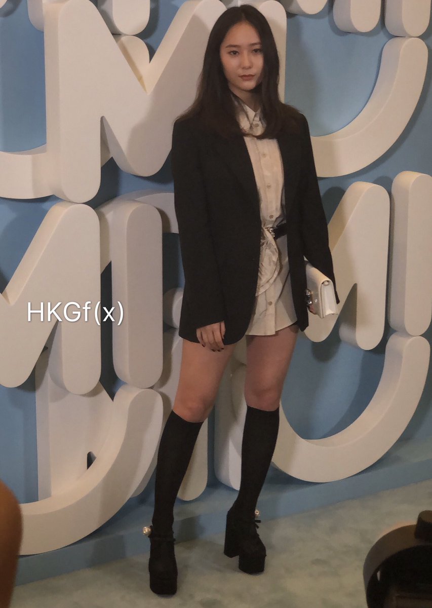 hkg_fx's tweet photo. 190321 Krystal 크리스탈 Miu Miu Event (3) https://t.co/09PR3vIkEM
