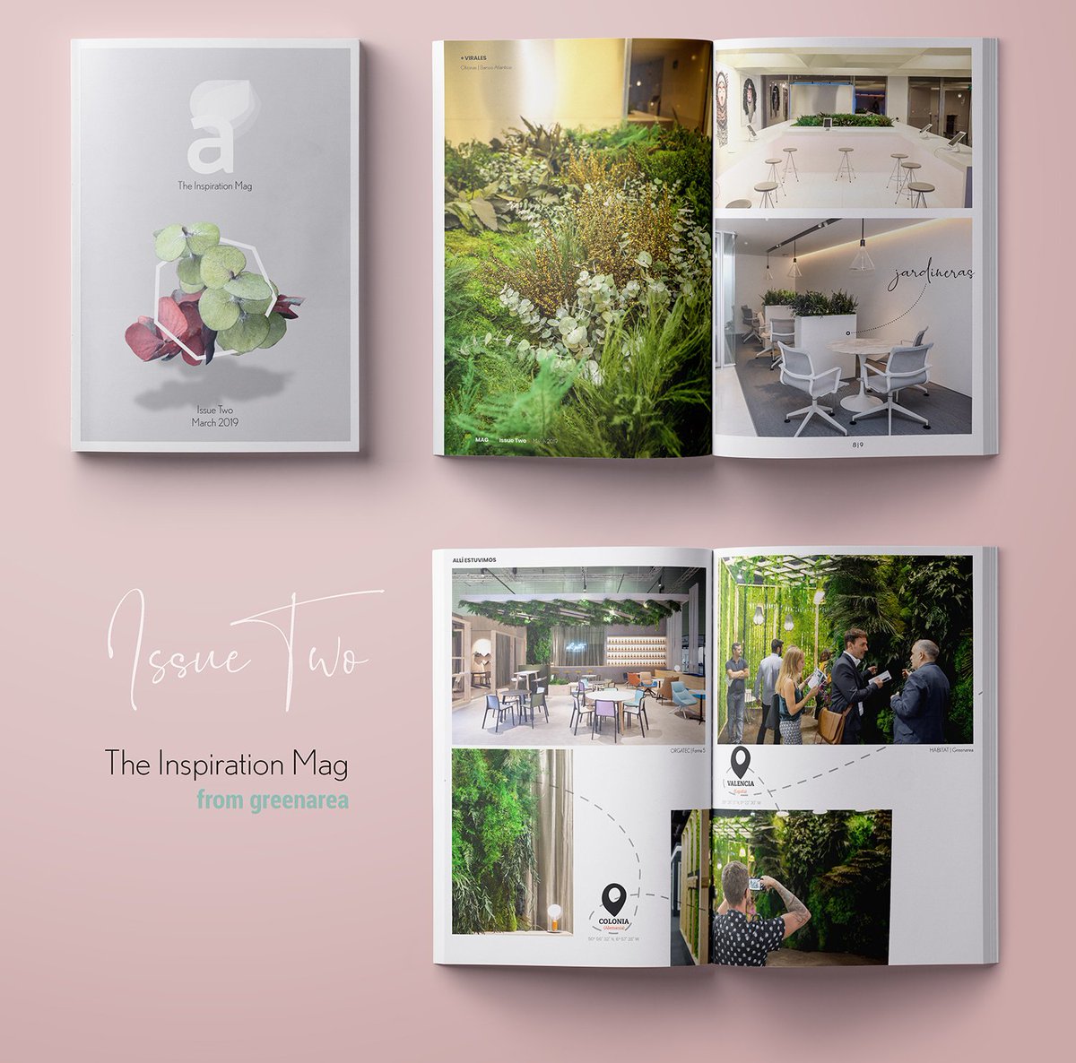 greenarea2's tweet photo. Estrenamos #primavera con el lanzamiento de The Inspiration Mag Issue Two🌿 Descubre los proyectos y productos + green del último año➤ https://t.co/ItgxmUbiAx
#interiorismo #decoracion #juevesdearquitectura #biofilia #jardinvertical #naturaleza #arquitectura https://t.co/3u4U81eRlU