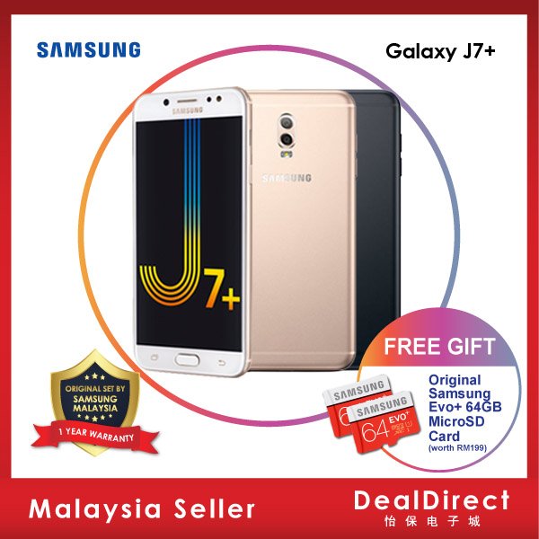DirectDeal's tweet photo. 🎁 Free 64GB SD Card 🎁 Samsung Galaxy J7 Plus J7+ 5.5 Inch 32GB + 4GB
R̶M̶1̶,̶2̶1̶9̶ Now: RM799 ONLY!!
*Shopee*
https://t.co/xsSsewUw9d
*Lazada*
https://t.co/xFv2vqmiK8
#Samsung #J7Plus #SamsungGalaxyJ7Plus #Ipoh #Perak #Malaysia #DealDirect #Offer #Discount #FREEshipping https://t.co/tImNpax8Xb