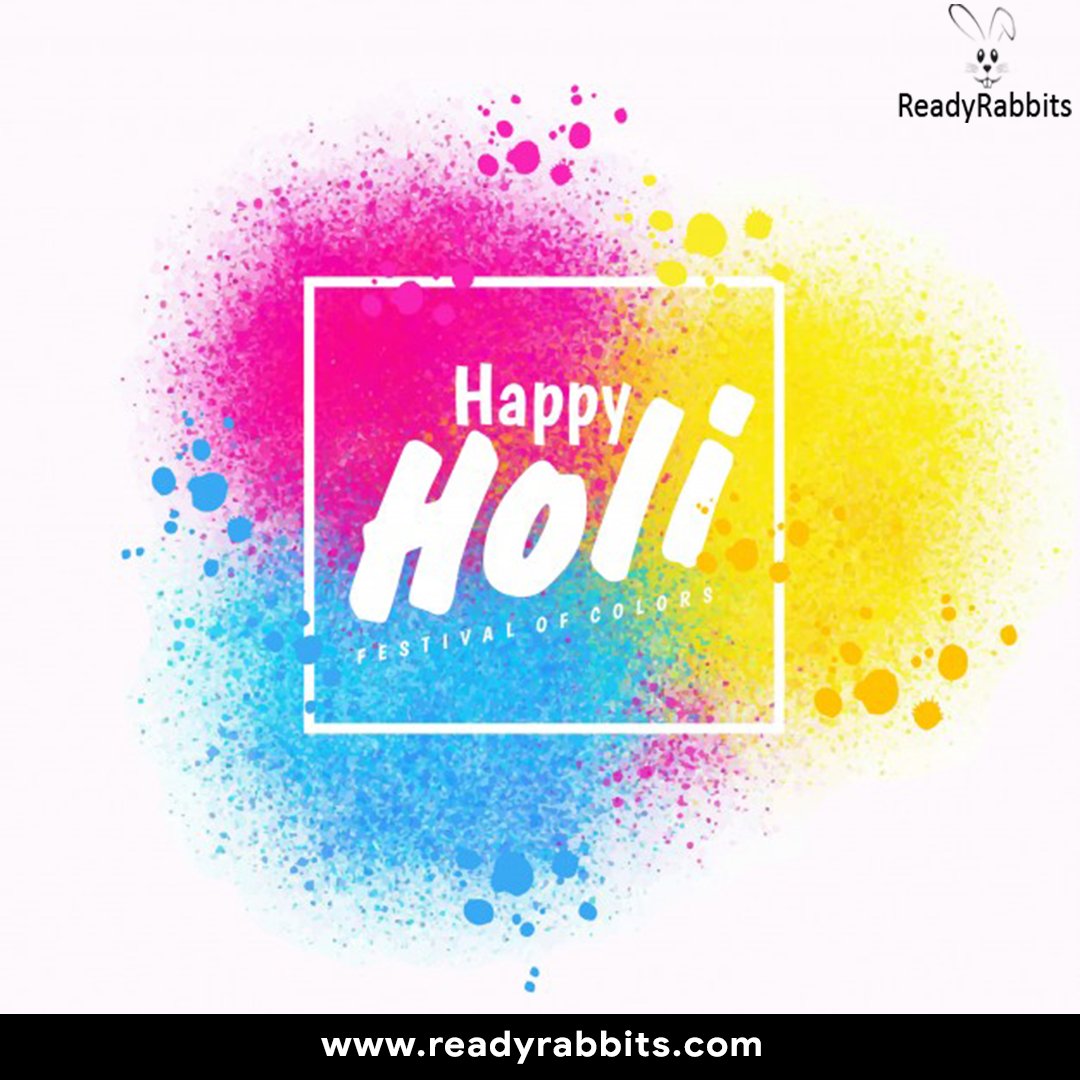 ReadyRabbits's tweet photo. Have a Happy and Safe Holi.
#happyholi #holifestival #holipowder #bhang #colors #RangonSeKyaDarna #ranngbarse #festivalofcolors #holi2019 #holicelebration #holihai #daagachehain #colorfestival https://t.co/TK3dJZBgkE