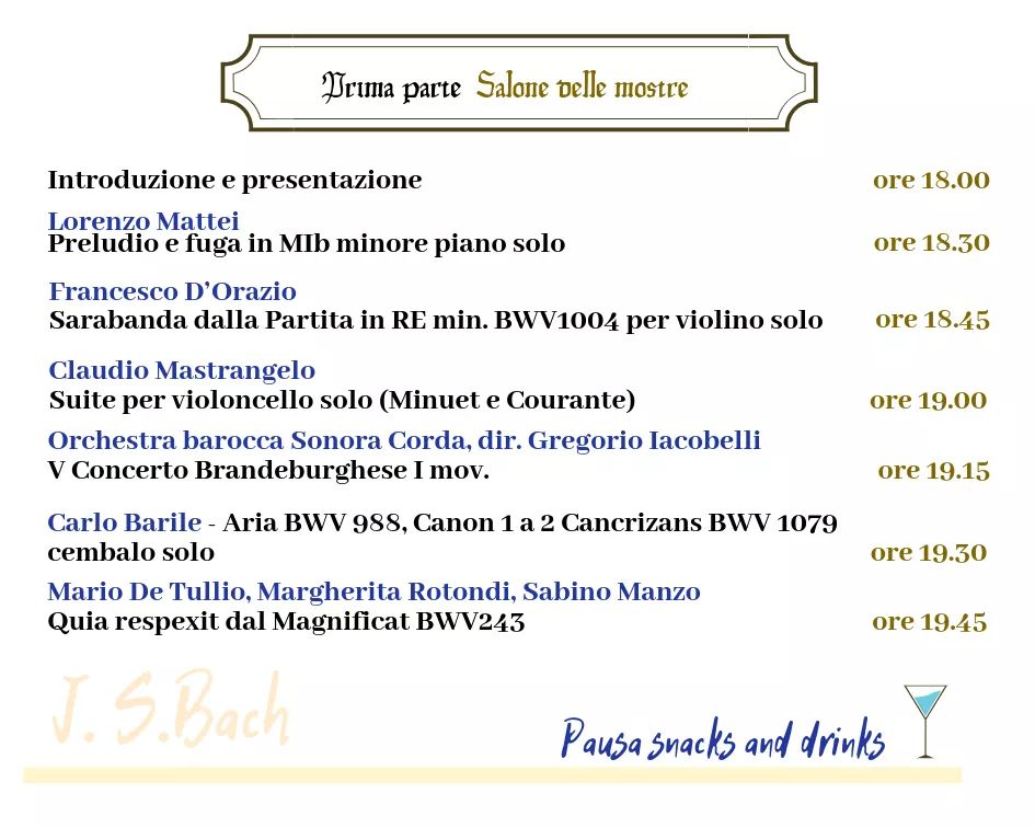 stmbari's tweet photo. Mancano poche ore al 'Bach Marathon Day' ⤵️

🕰 Dalle 18 alle 23 

🏫 Chiesa del Carmine, Bari-Borgo antico  

@sabinomanzo

#BachMarathonDay #buoncompleannoBach https://t.co/losACNnZk0